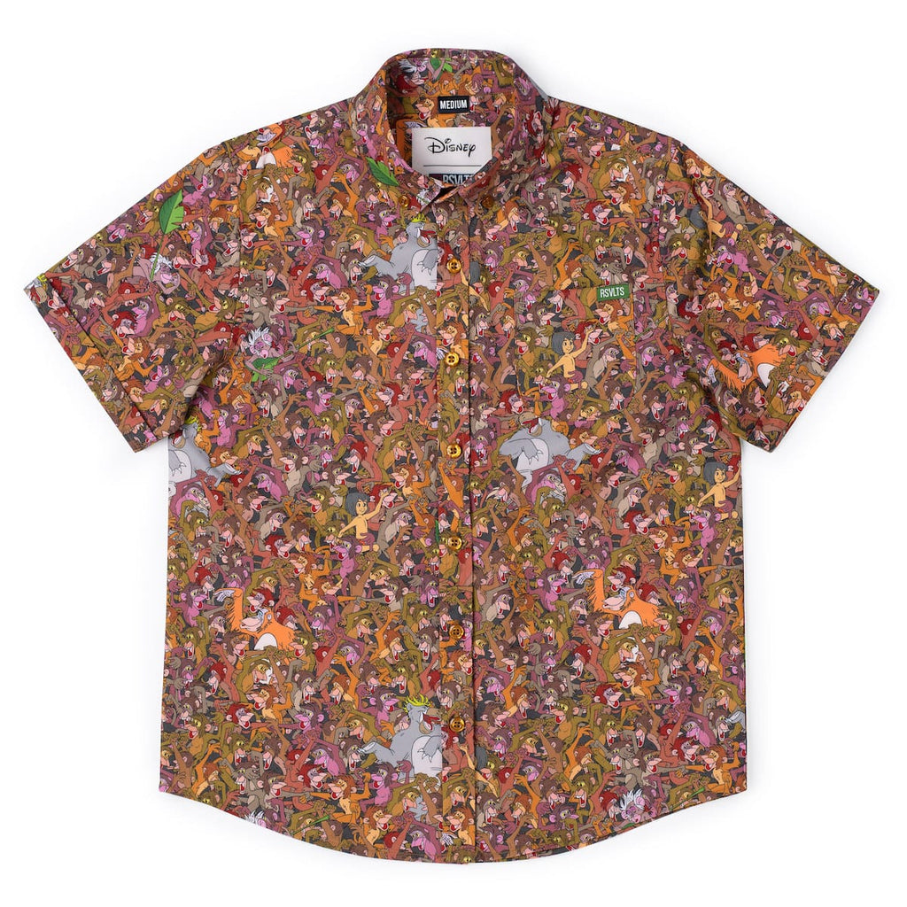 RSVLTS Monkey Business Youth KUNUFLEX Short Sleeve Shirt — front view