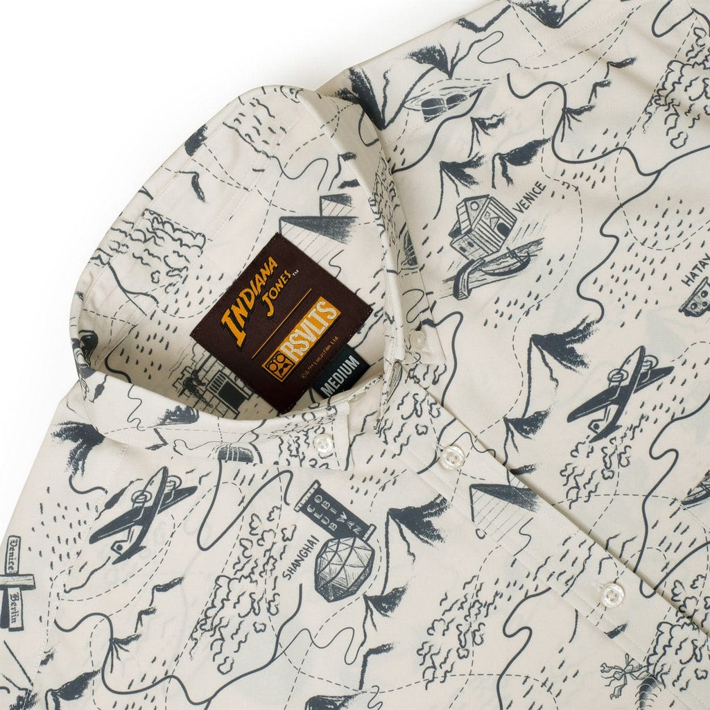 RSVLTS It’s the Mileage KUNUFLEX Short Sleeve Shirt in White — detail 7