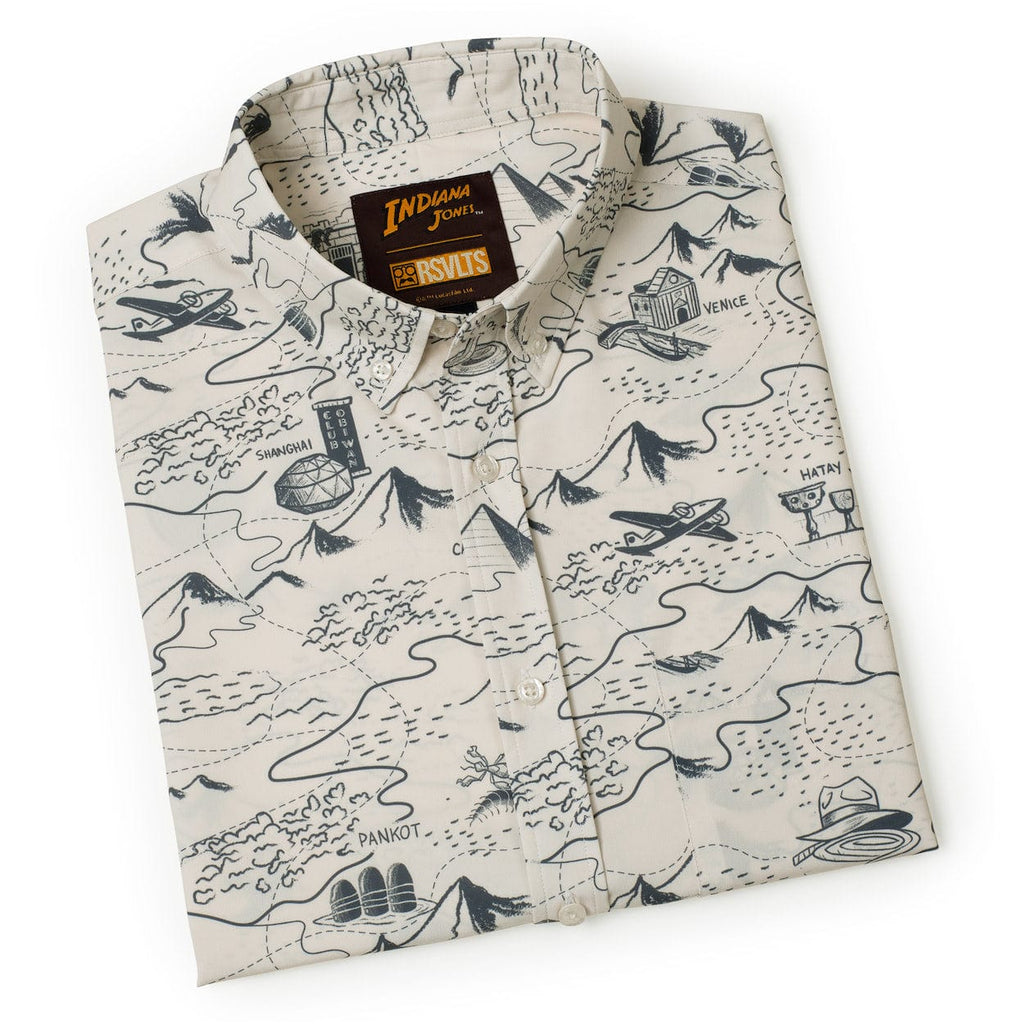 RSVLTS It’s the Mileage KUNUFLEX Short Sleeve Shirt in White — detail 8