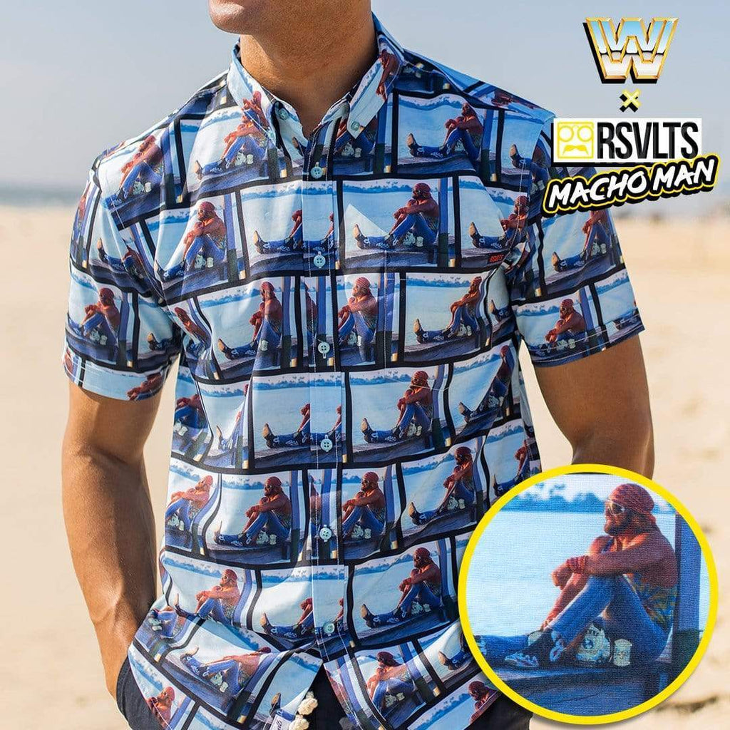RSVLTS Deep Thoughts KUNUFLEX Short Sleeve Shirt — detail 8