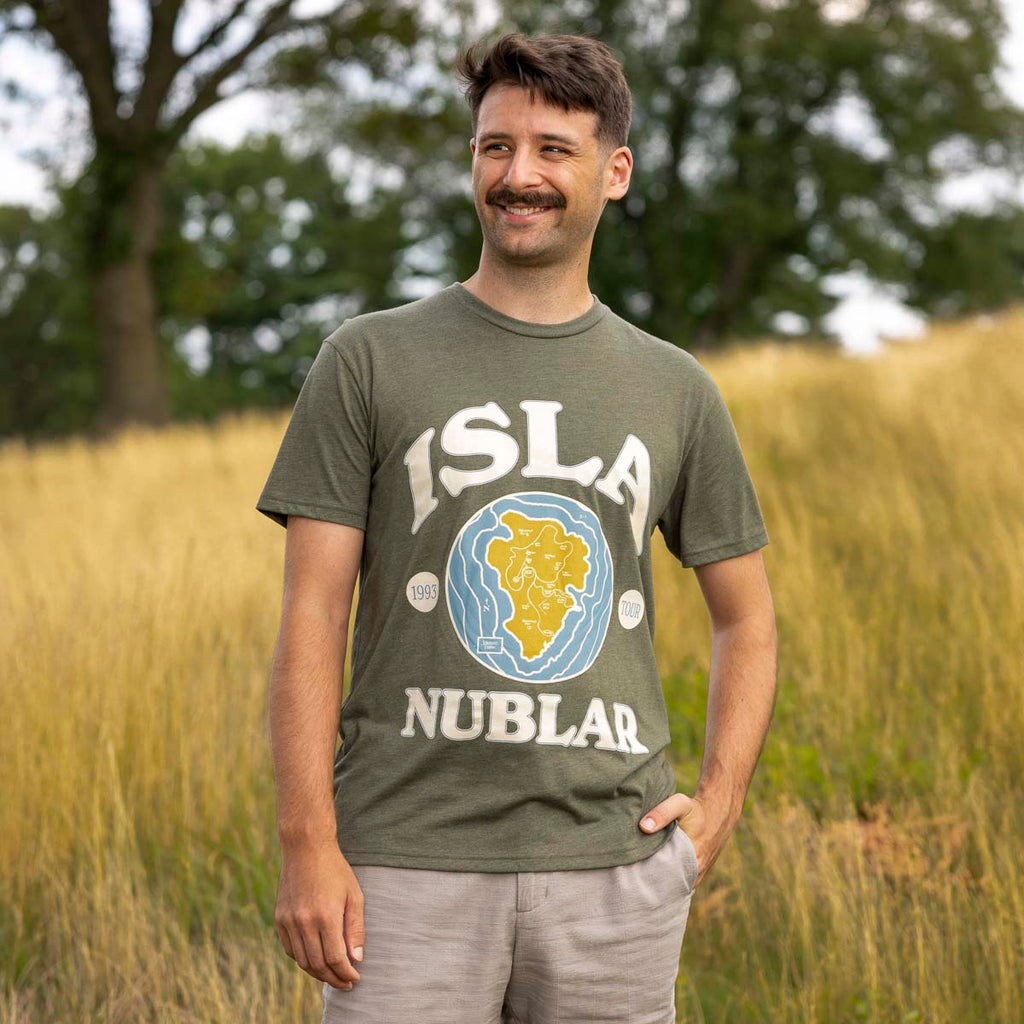 RSVLTS Isla Nublar Crewneck Tee in Green — detail 3
