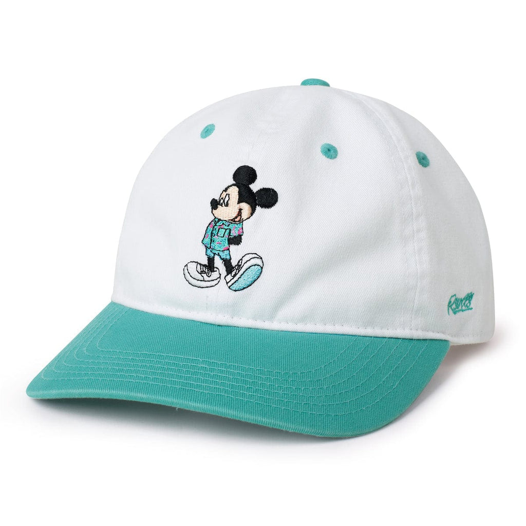 RSVLTS Paradise Pal Dad Hat in White — front view