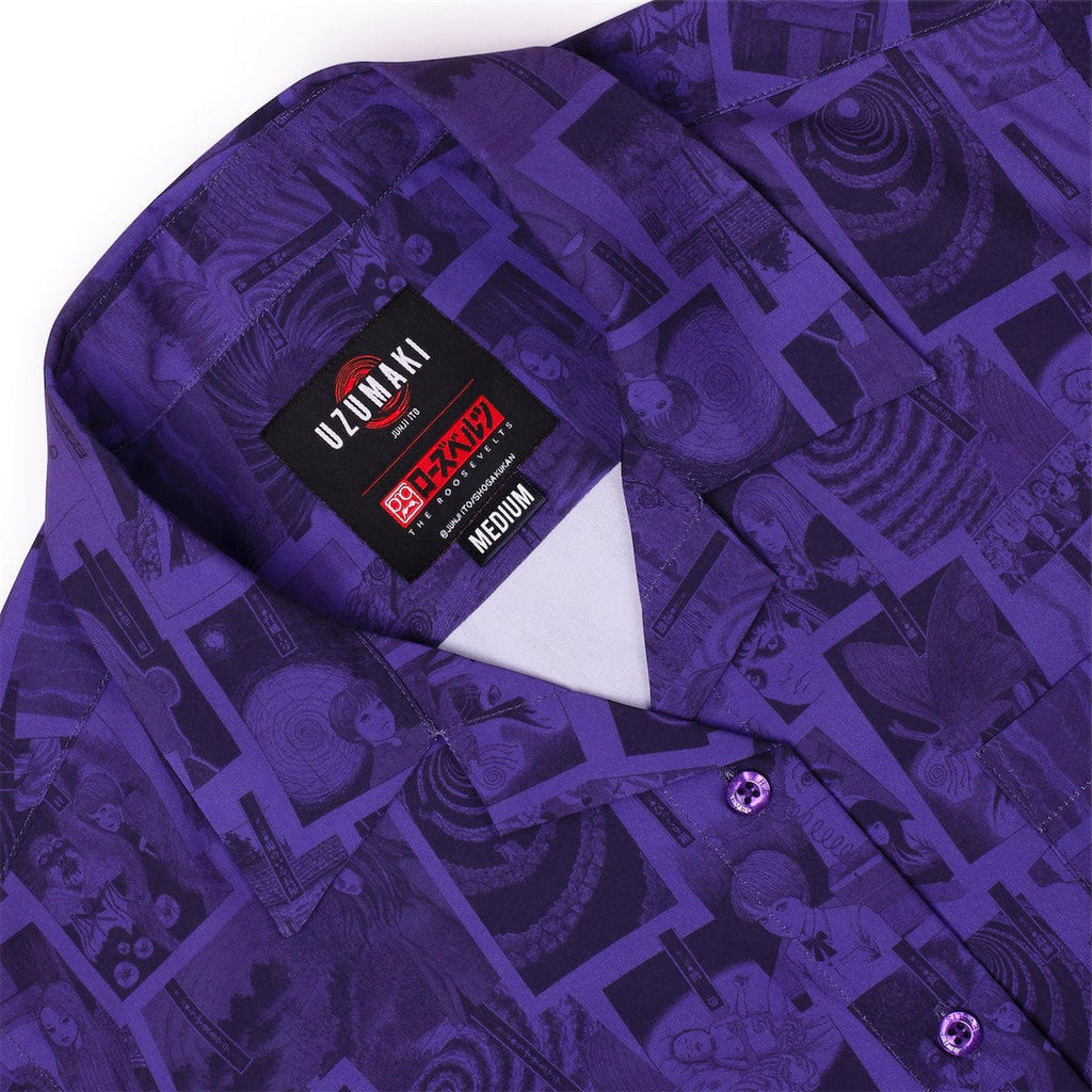 RSVLTS The Curse Women's KUNUFLEX Short Sleeve Shirt in Purple — detail 5