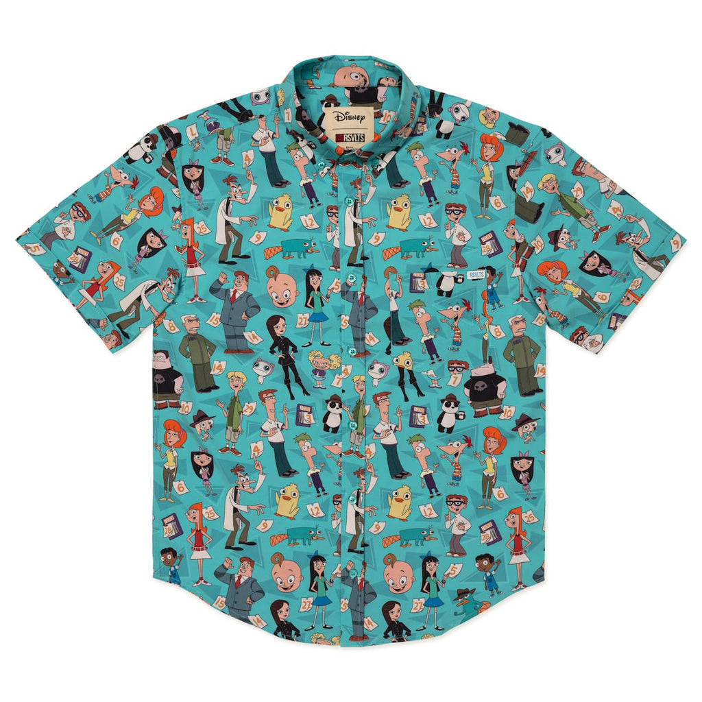 RSVLTS Citizens of Danville KUNUFLEX Short Sleeve Shirt in Green — detail 5