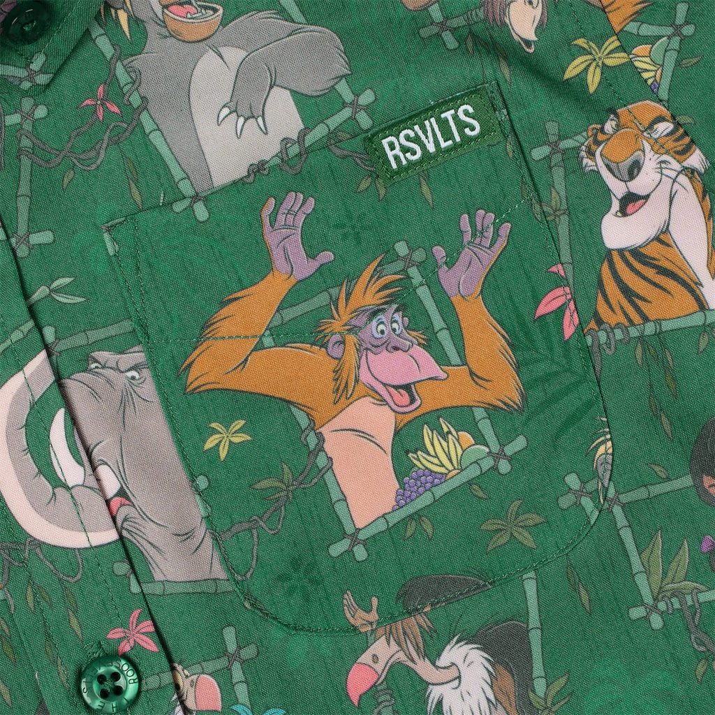 RSVLTS Vine Vibin' Preschool KUNUFLEX Short Sleeve Shirt in Green — detail 2