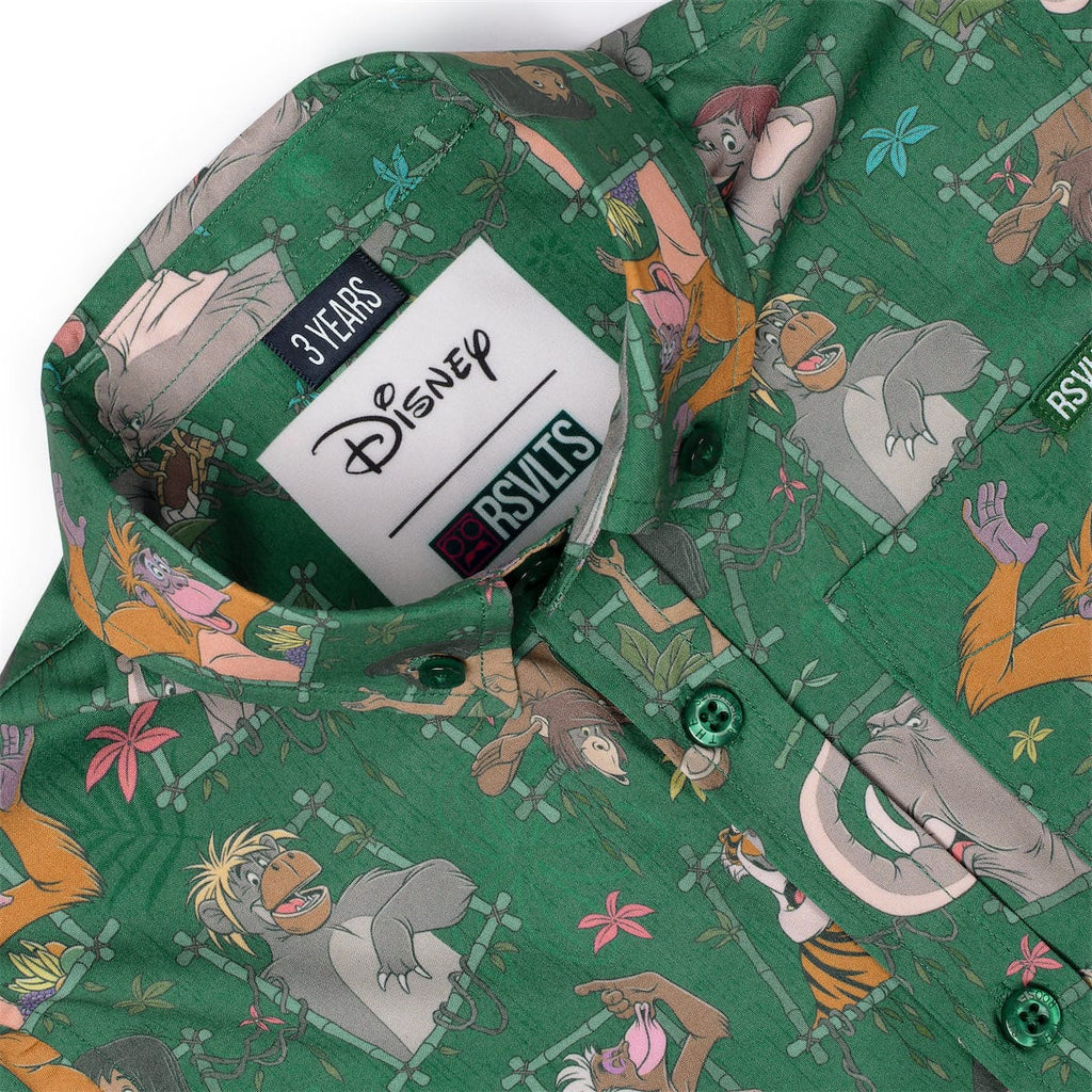 RSVLTS Vine Vibin' Preschool KUNUFLEX Short Sleeve Shirt in Green — detail 3