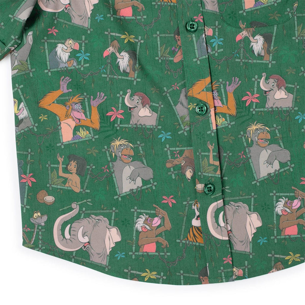 RSVLTS Vine Vibin' Preschool KUNUFLEX Short Sleeve Shirt in Green — detail 4