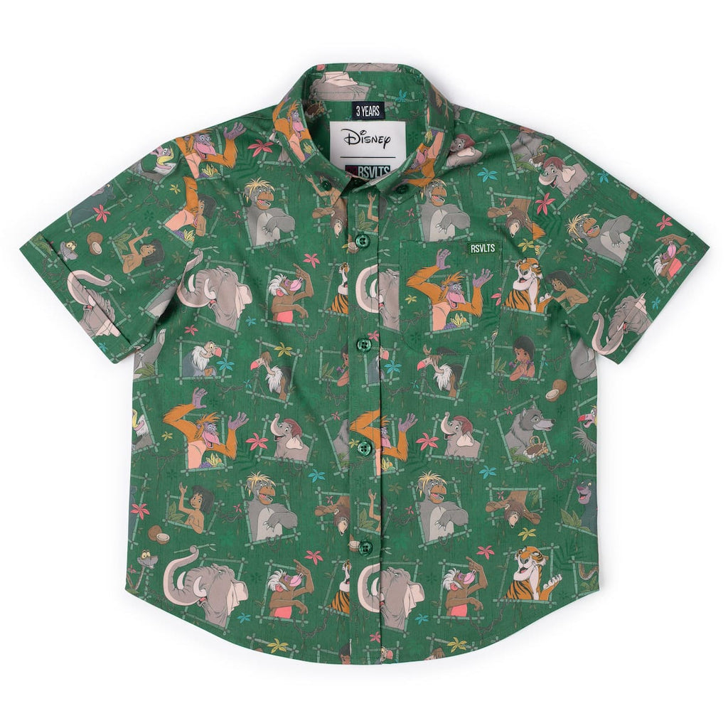 RSVLTS Vine Vibin' Preschool KUNUFLEX Short Sleeve Shirt — front view