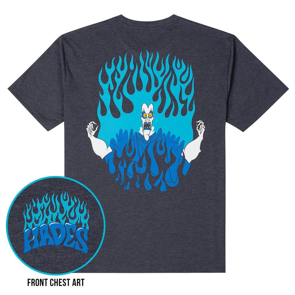 RSVLTS Heated Hades Crewneck Tee in Gray — front view