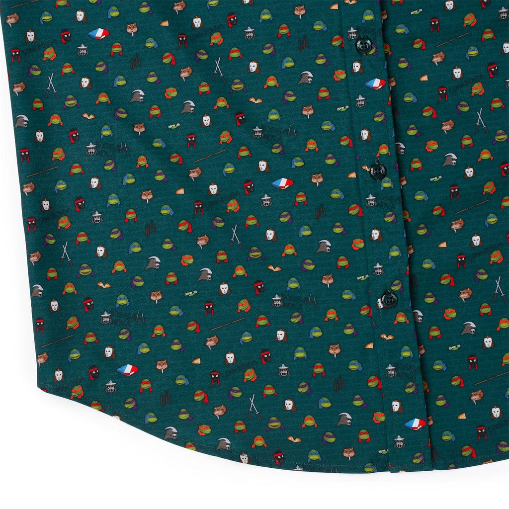 RSVLTS Underground Icons KUNUFLEX Short Sleeve Shirt in Green — detail 11