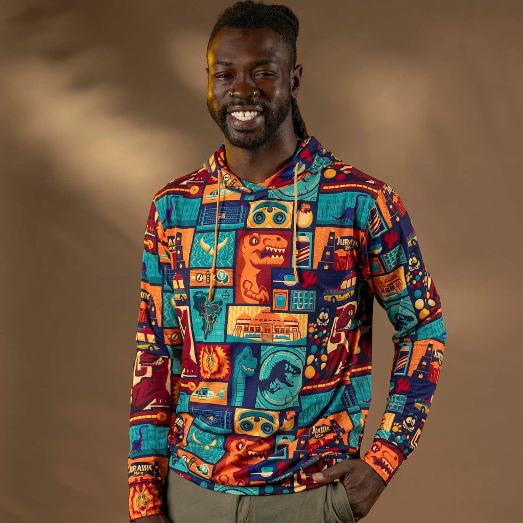 RSVLTS Tiki Finds a Way Performance Hoodie in Multicolor — detail 2