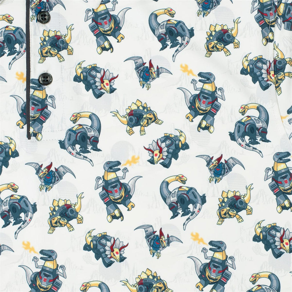 RSVLTS Dino Might All-Day Polo in Gray — detail 5
