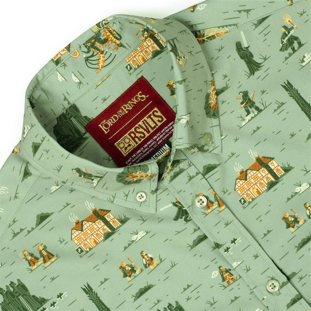 RSVLTS Frodo's Journey KUNUFLEX Short Sleeve Shirt in Green — detail 13