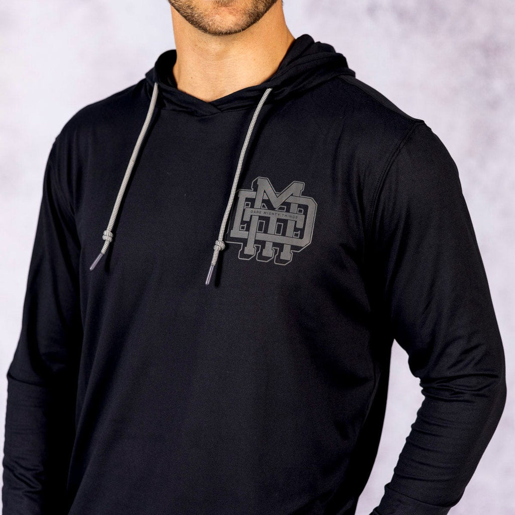 RSVLTS The Monogram (Black) Performance Hoodie — detail 6
