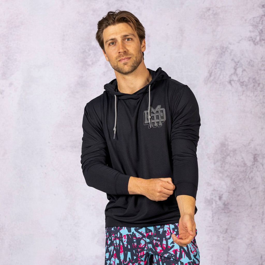 RSVLTS The Monogram (Black) Performance Hoodie — detail 2