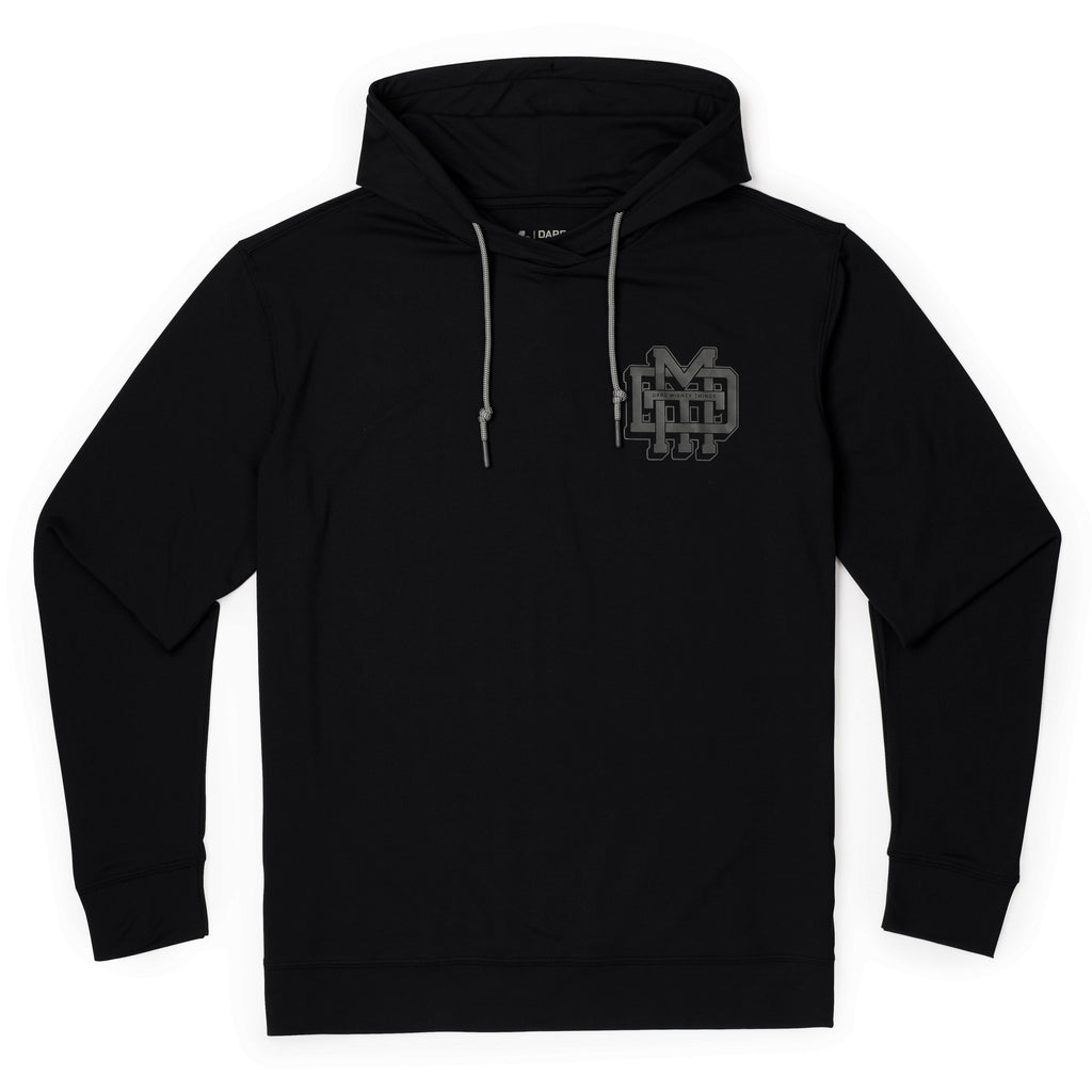 RSVLTS The Monogram (Black) Performance Hoodie — front view