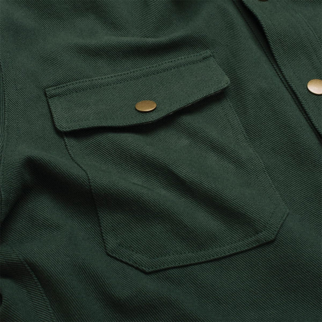 RSVLTS Hunter Green Heavy-Duty Shirt Jacket in Green — detail 6