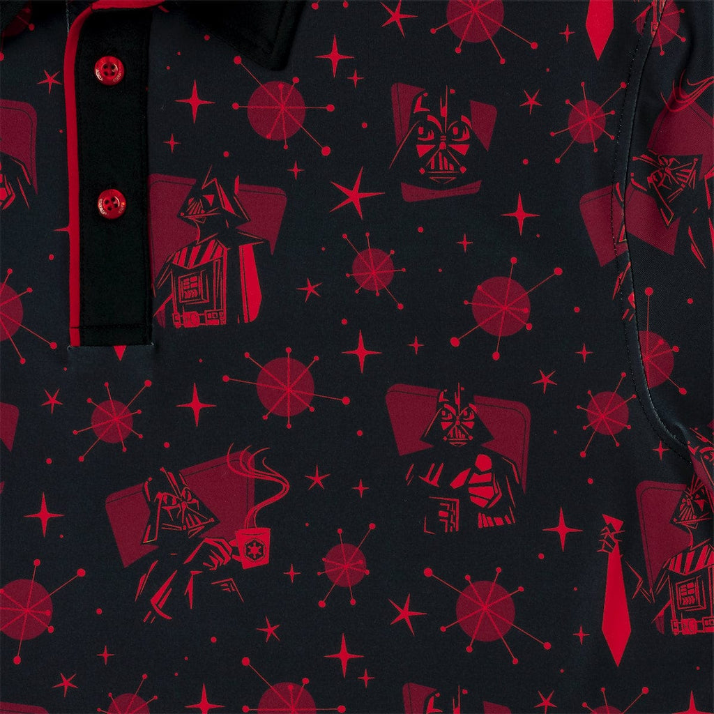 RSVLTS Happy Vader’s Day All-Day Polo in Black — detail 8