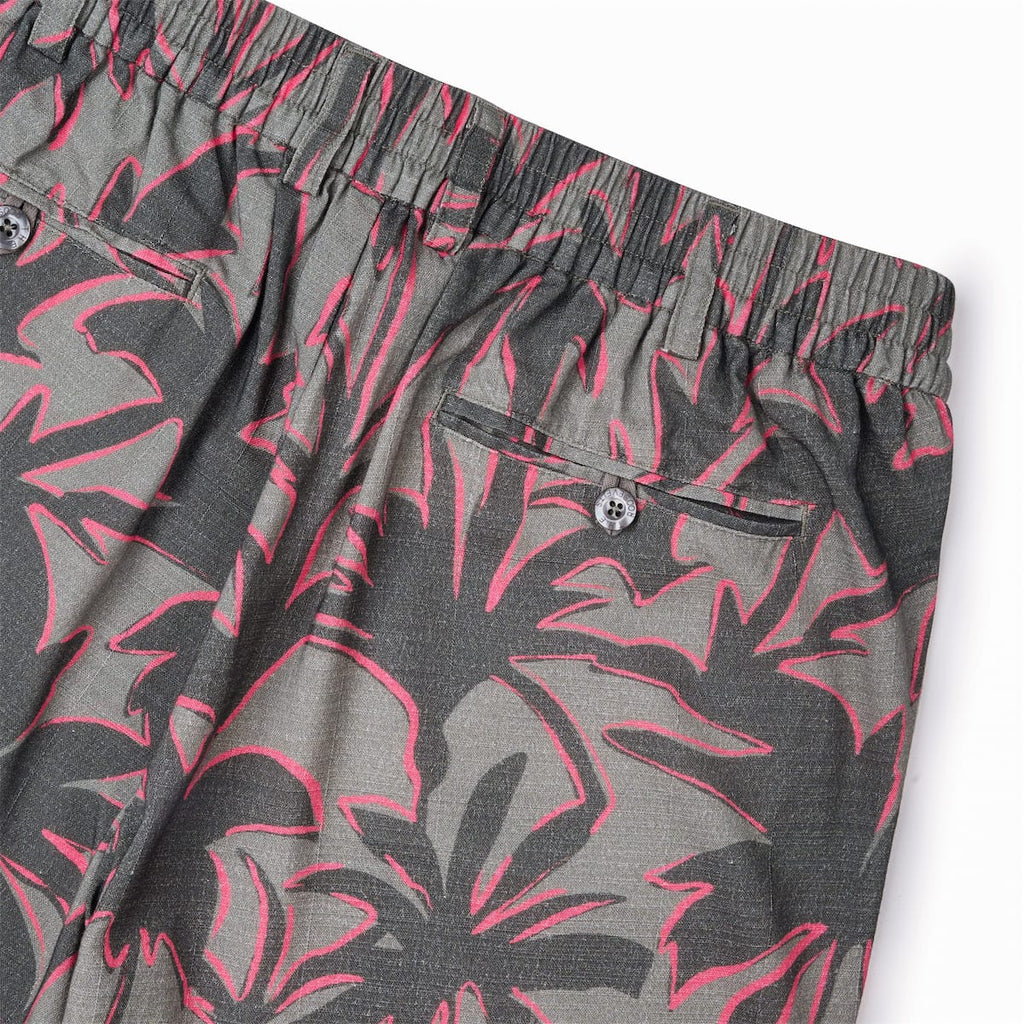 RSVLTS Ember Sunset Bamboo Resort Shorts in Gray — detail 6