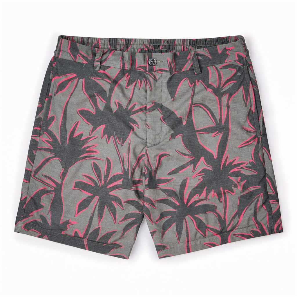 RSVLTS Ember Sunset Bamboo Resort Shorts in Gray — detail 2
