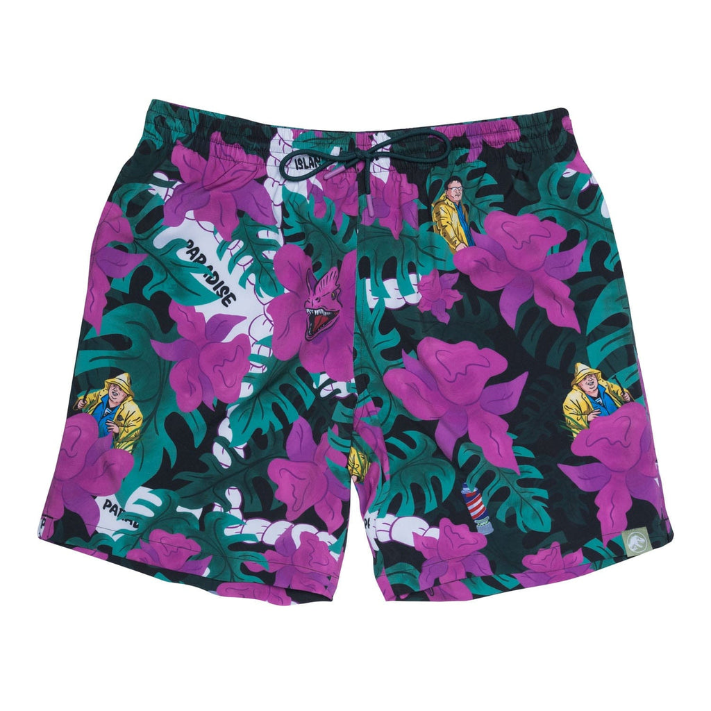 RSVLTS Nobody Cares Hybrid Shorts in Purple — front view