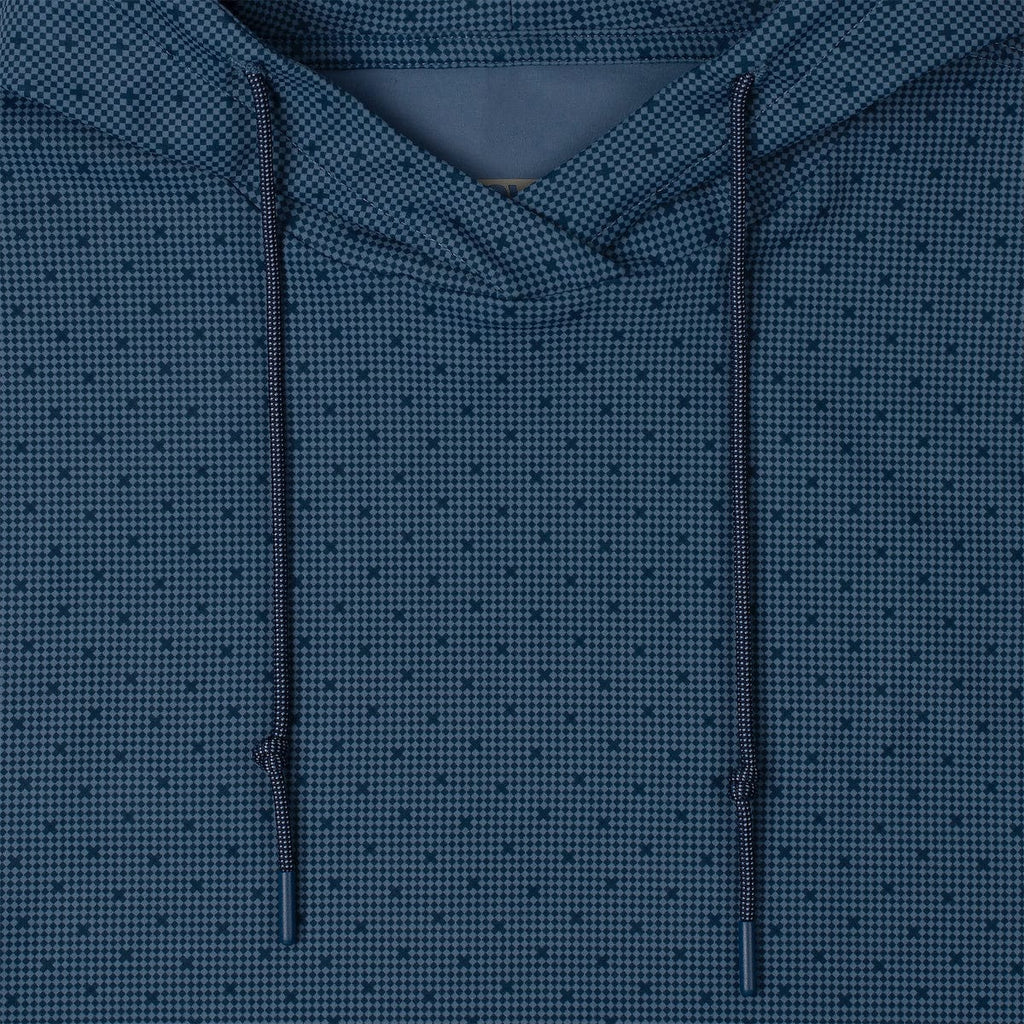 RSVLTS Static Slate Surge Performance Hoodie in Blue — detail 6