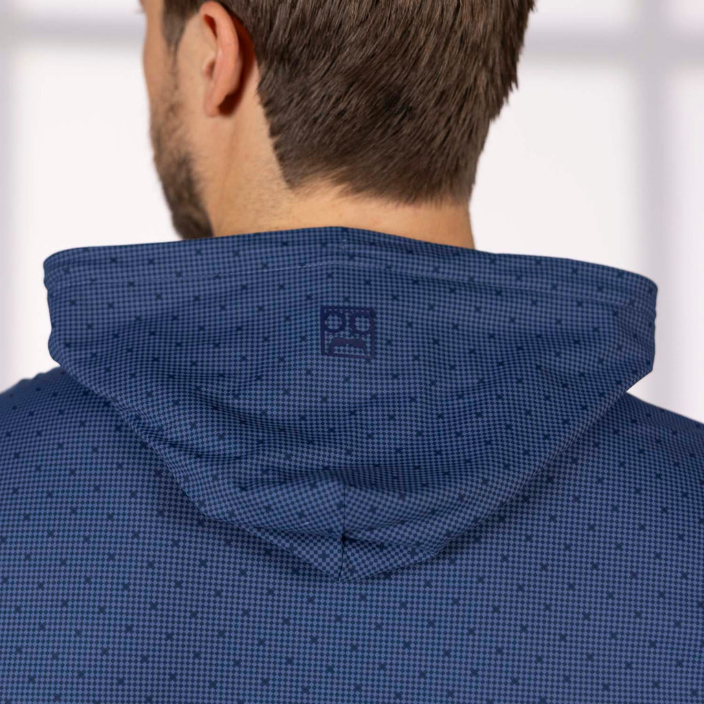 RSVLTS Static Slate Surge Performance Hoodie in Blue — detail 7