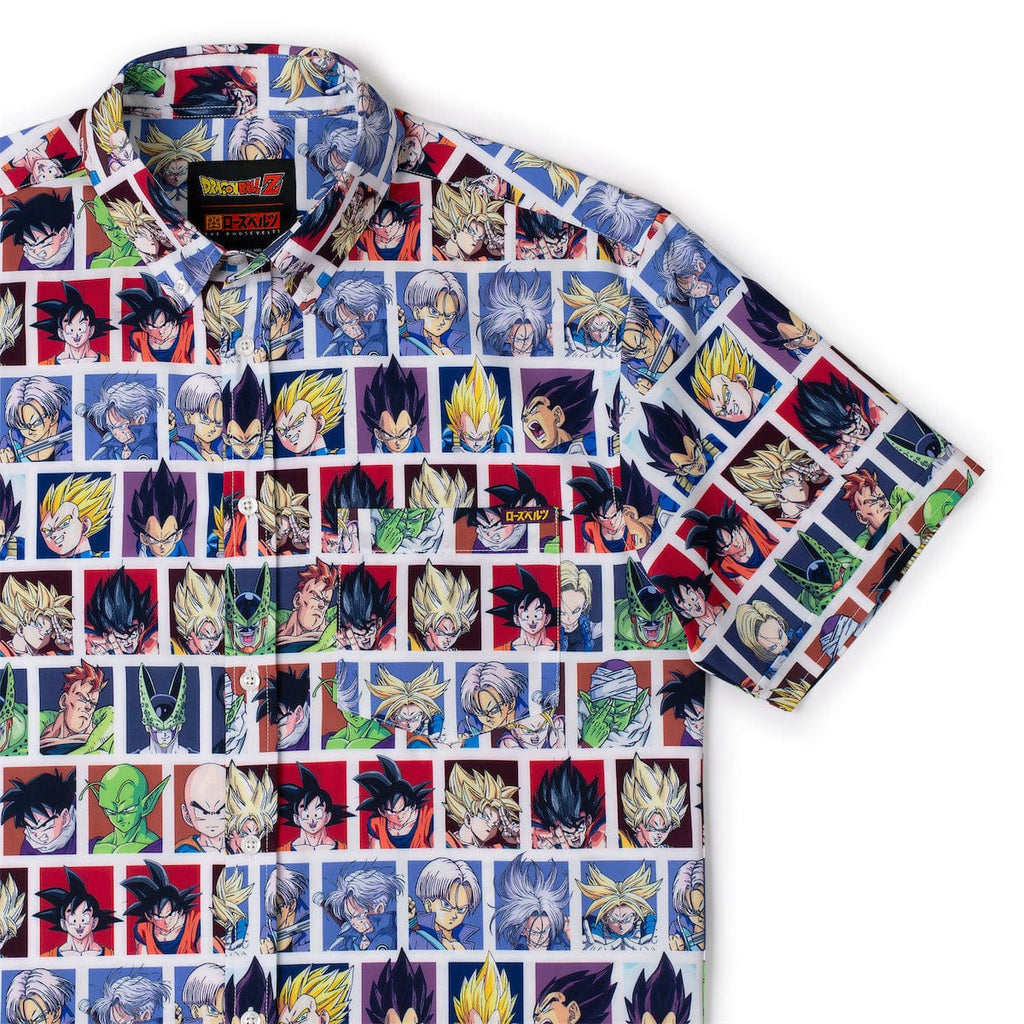 RSVLTS Heroes and Enemies KUNUFLEX Short Sleeve Shirt in Multicolor — front view