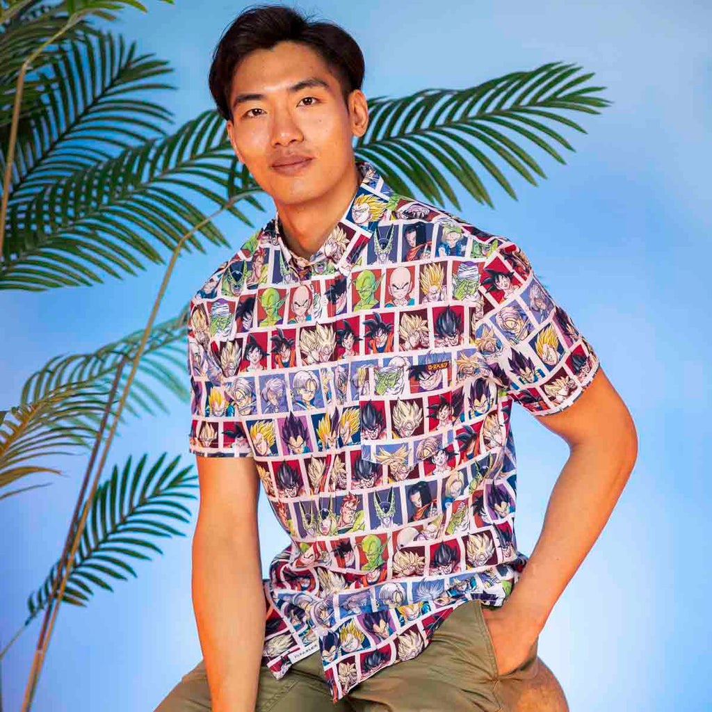 RSVLTS Heroes and Enemies KUNUFLEX Short Sleeve Shirt in Multicolor — detail 3