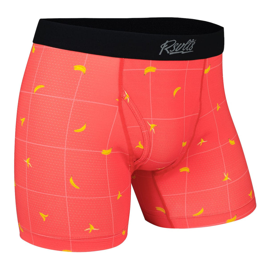 RSVLTS Nanners Single-Pack Boxer Briefs in Orange — front view