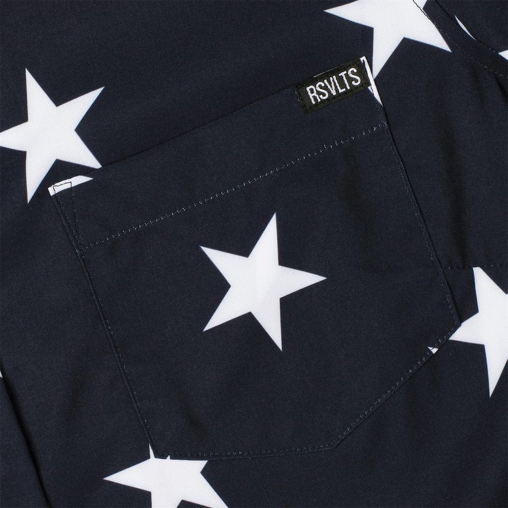 RSVLTS Hubble Women's KUNUFLEX Short Sleeve Shirt (Legends Edition) in Black — detail 5