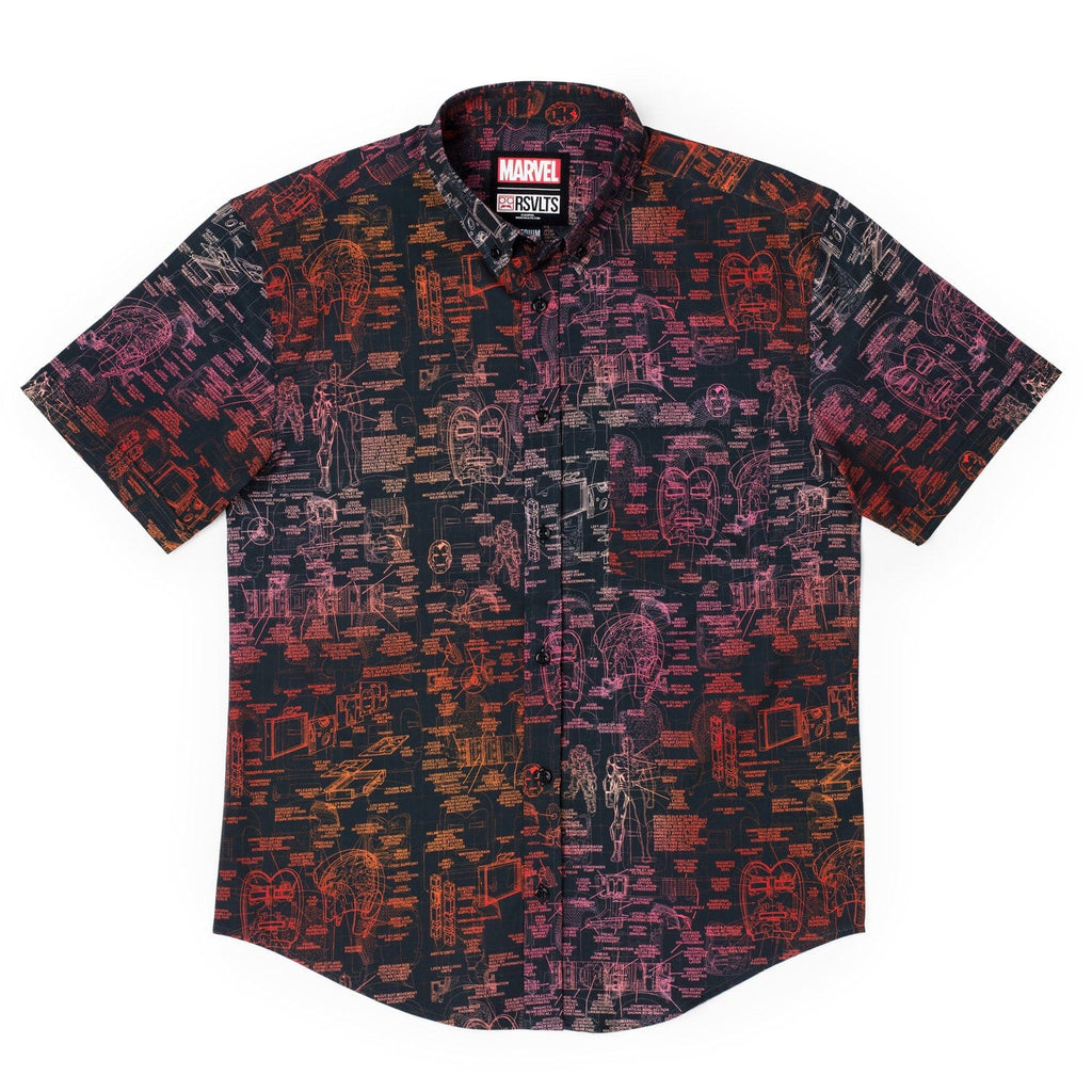 RSVLTS The J.A.R.V.I.S. KUNUFLEX Short Sleeve Shirt in Black — detail 9