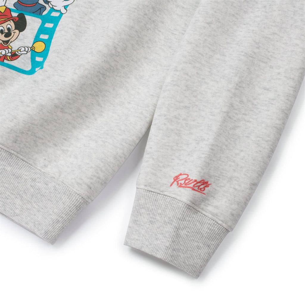 RSVLTS Mickey Through the Ears Crewneck Sweatshirt in Gray — detail 5