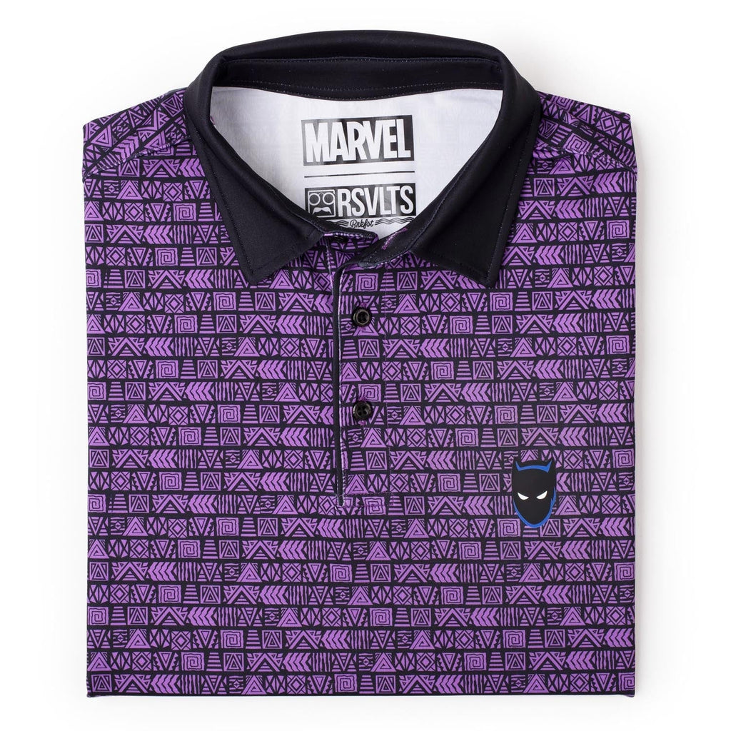 RSVLTS Wakanda Forever All-Day Polo in Purple — detail 9