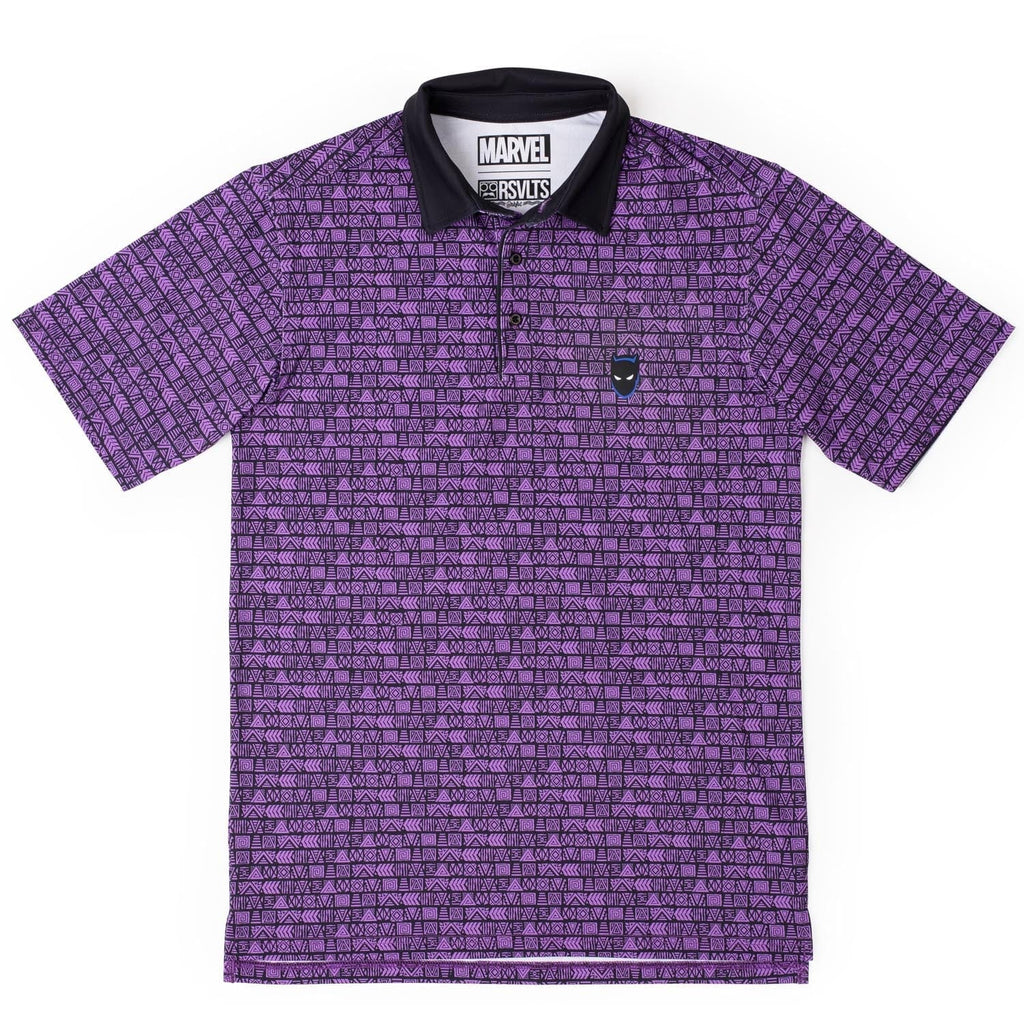 RSVLTS Wakanda Forever All-Day Polo in Purple — detail 4