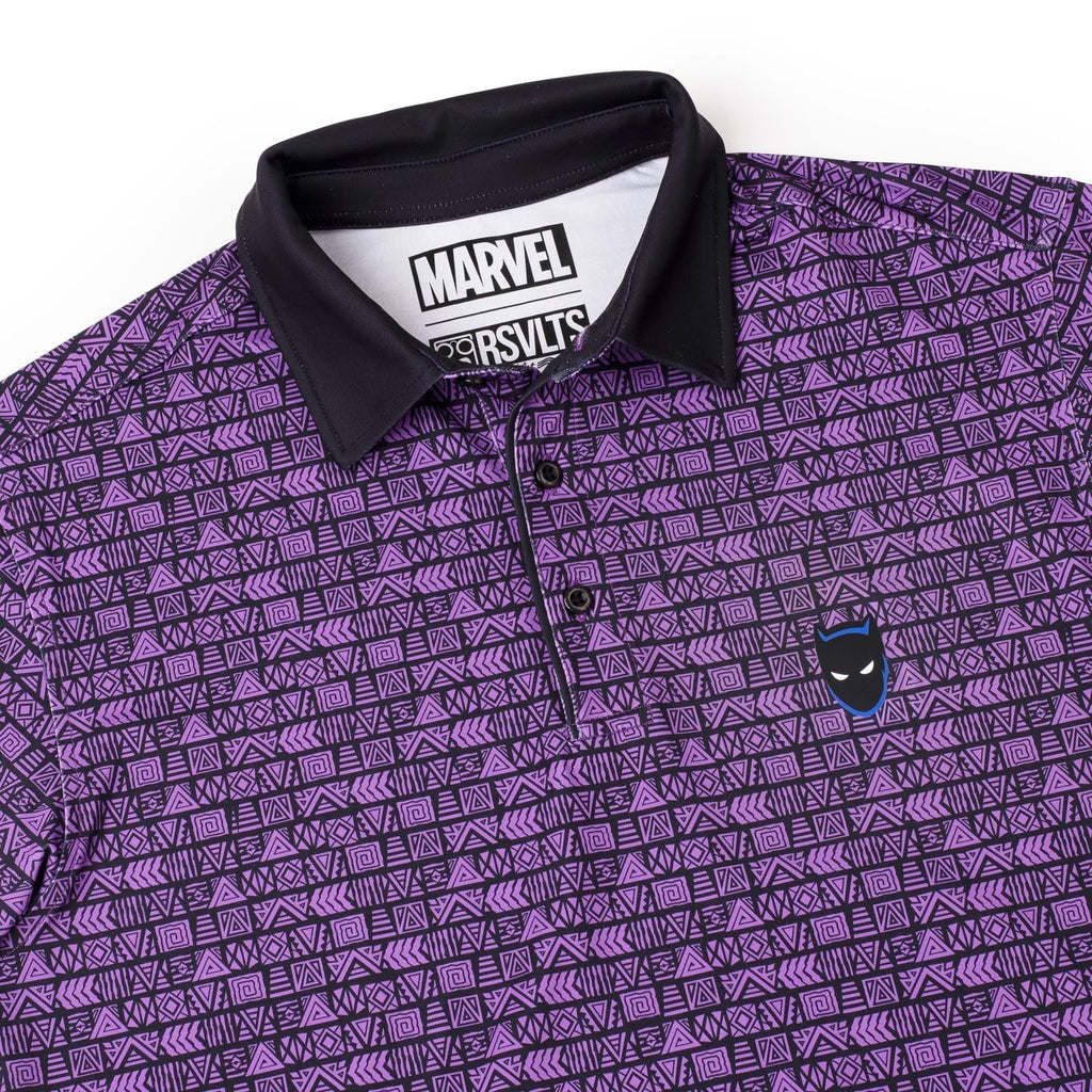 RSVLTS Wakanda Forever All-Day Polo in Purple — detail 8
