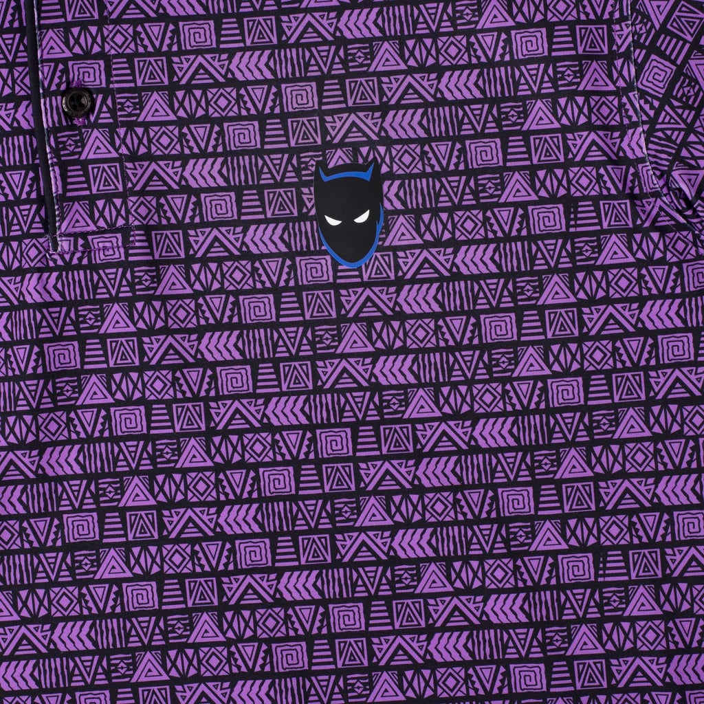 RSVLTS Wakanda Forever All-Day Polo in Purple — detail 6