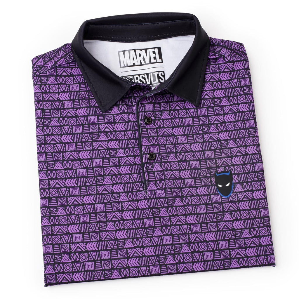 RSVLTS Wakanda Forever All-Day Polo in Purple — detail 10
