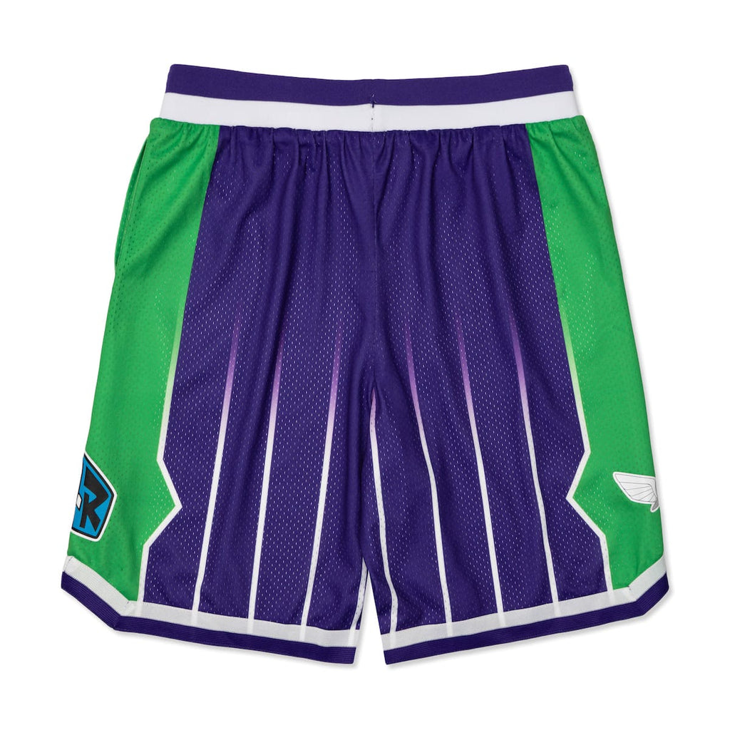 RSVLTS Space Ranger Mesh Shorts in Green — detail 7
