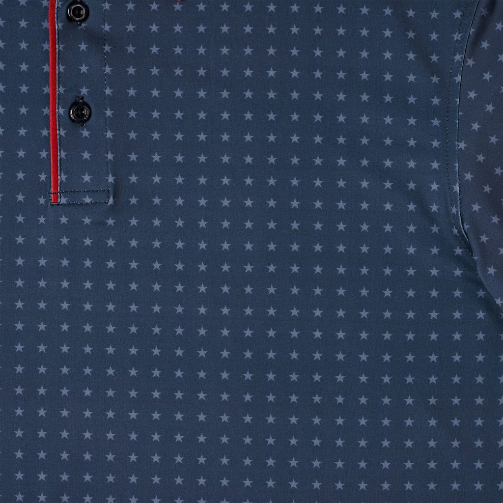 RSVLTS Fifty Nifty All-Day Polo in Blue — detail 5