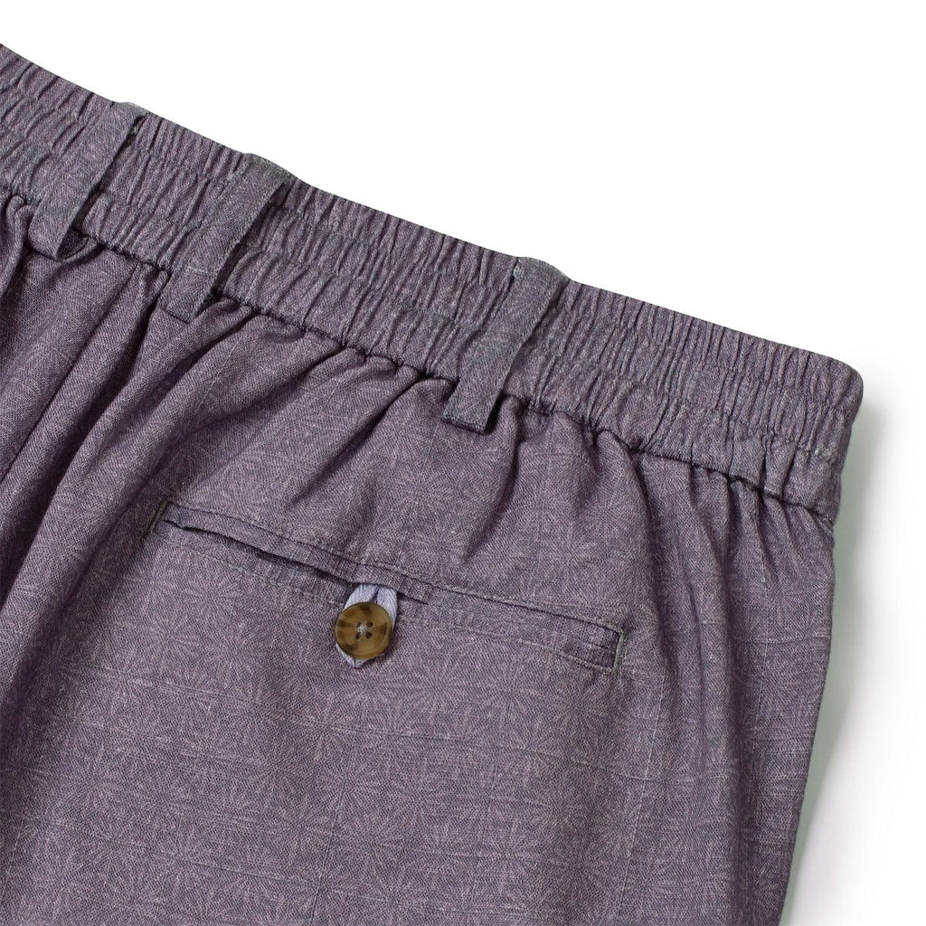 RSVLTS Violet Vacay (Faded) Bamboo Resort Shorts in Purple — detail 7
