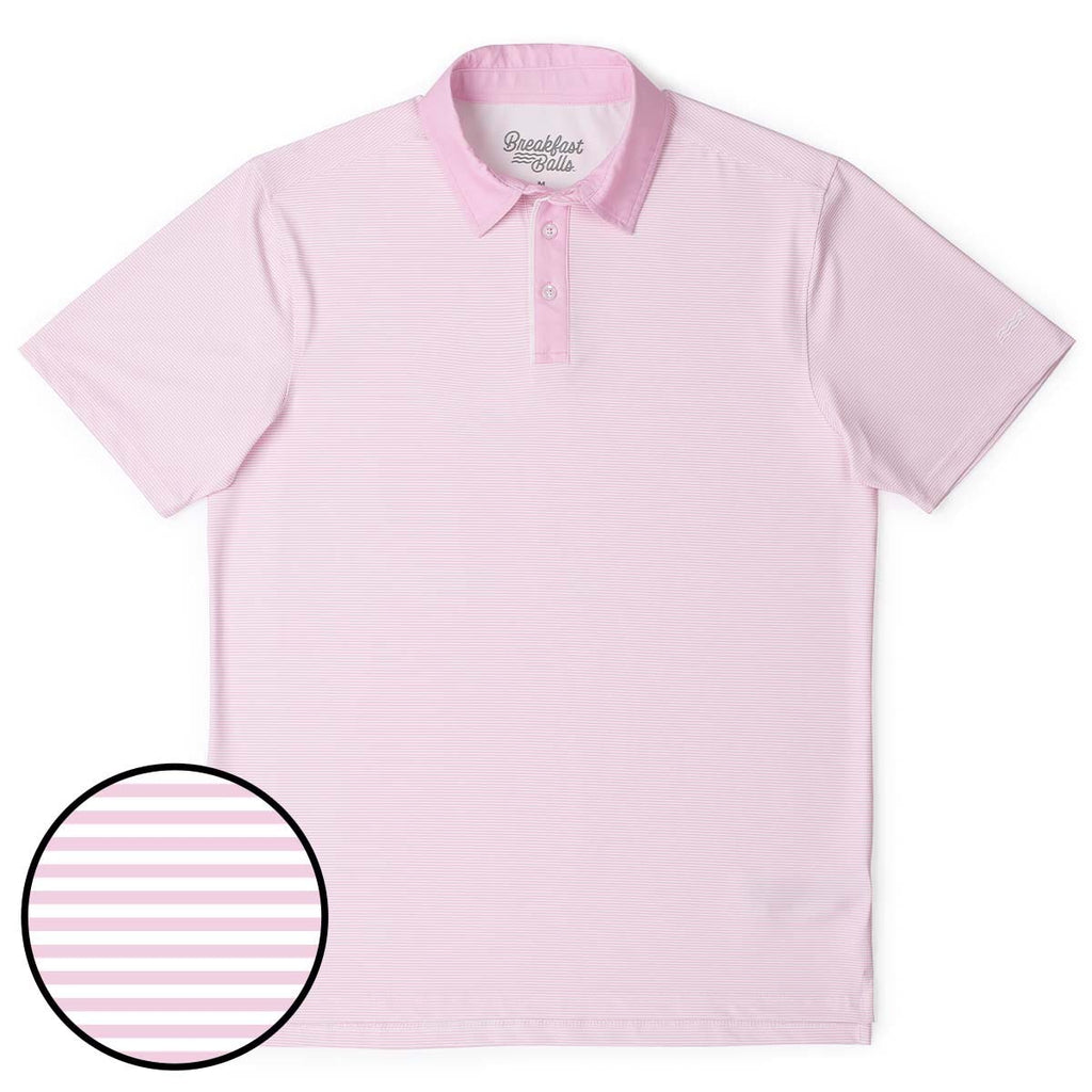 RSVLTS Social Club All-Day Polo in Pink — detail 3