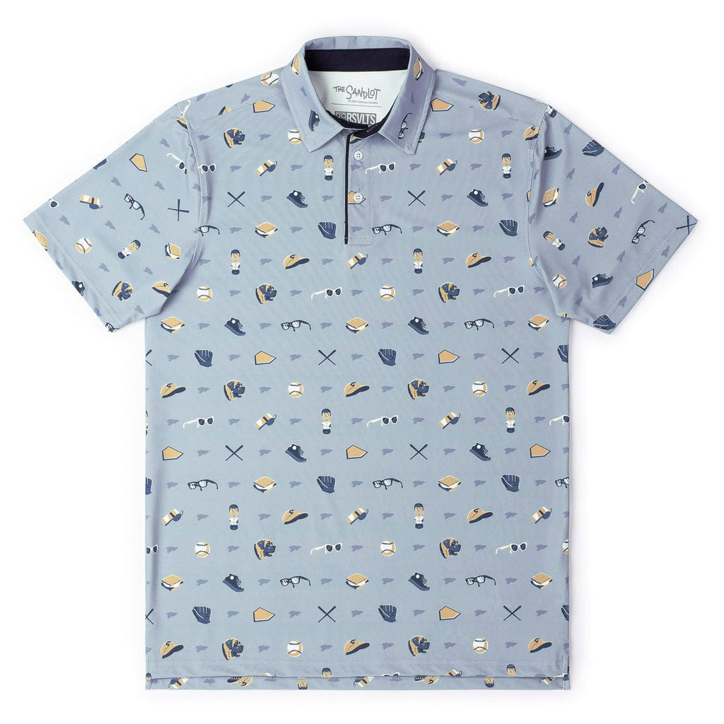 RSVLTS Summer of ‘62 All-Day Polo in Blue — detail 9
