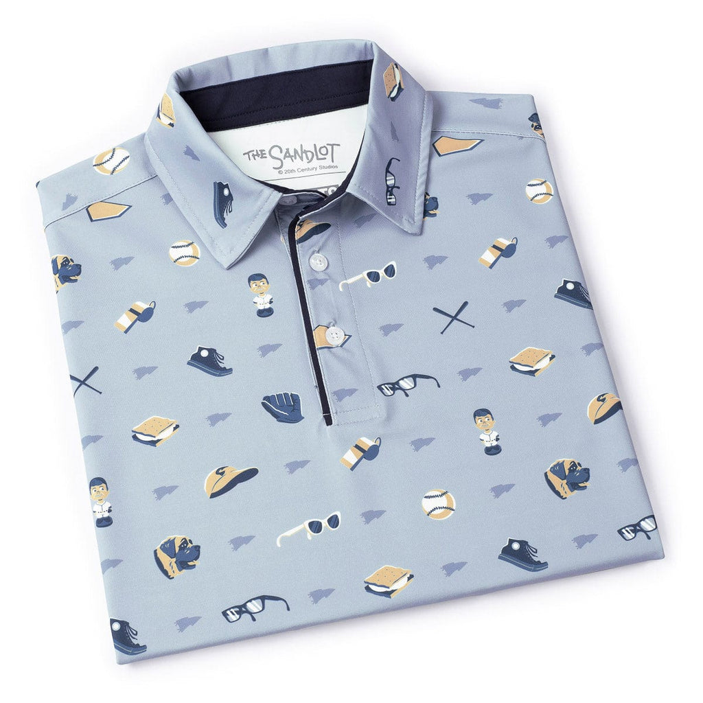 RSVLTS Summer of ‘62 All-Day Polo in Blue — detail 8