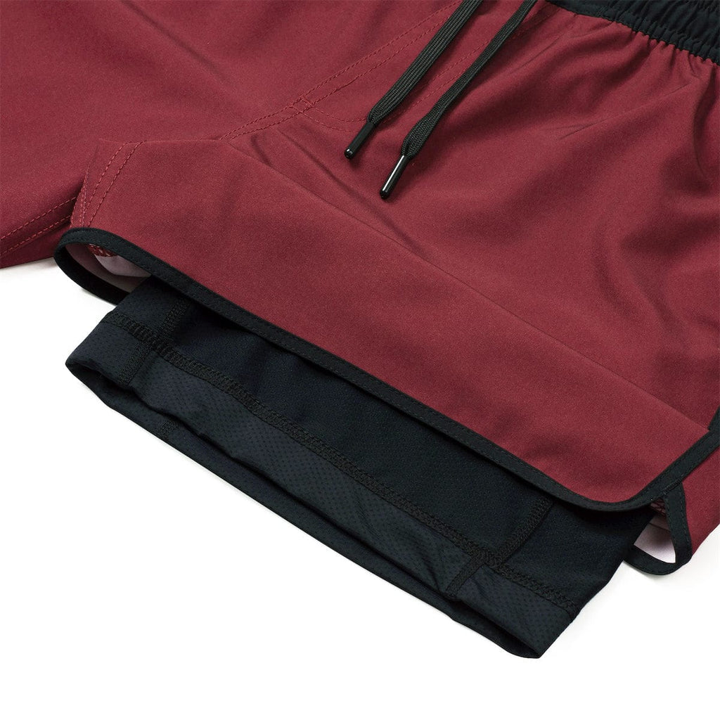 RSVLTS Brick V2 Lined Training Shorts in Brown — detail 6