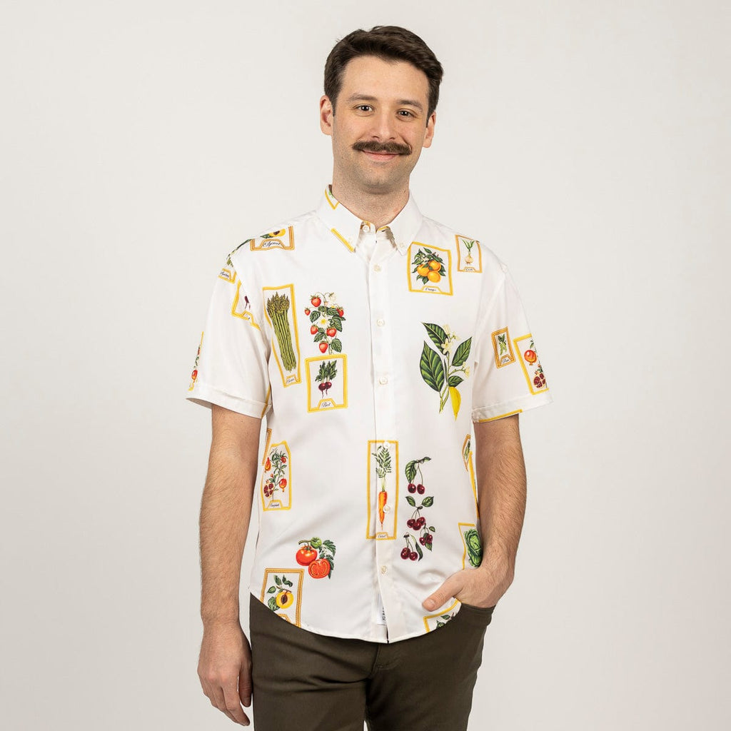 RSVLTS Grandma’s Kitchen KUNUFLEX Short Sleeve Shirt in Multicolor — detail 7