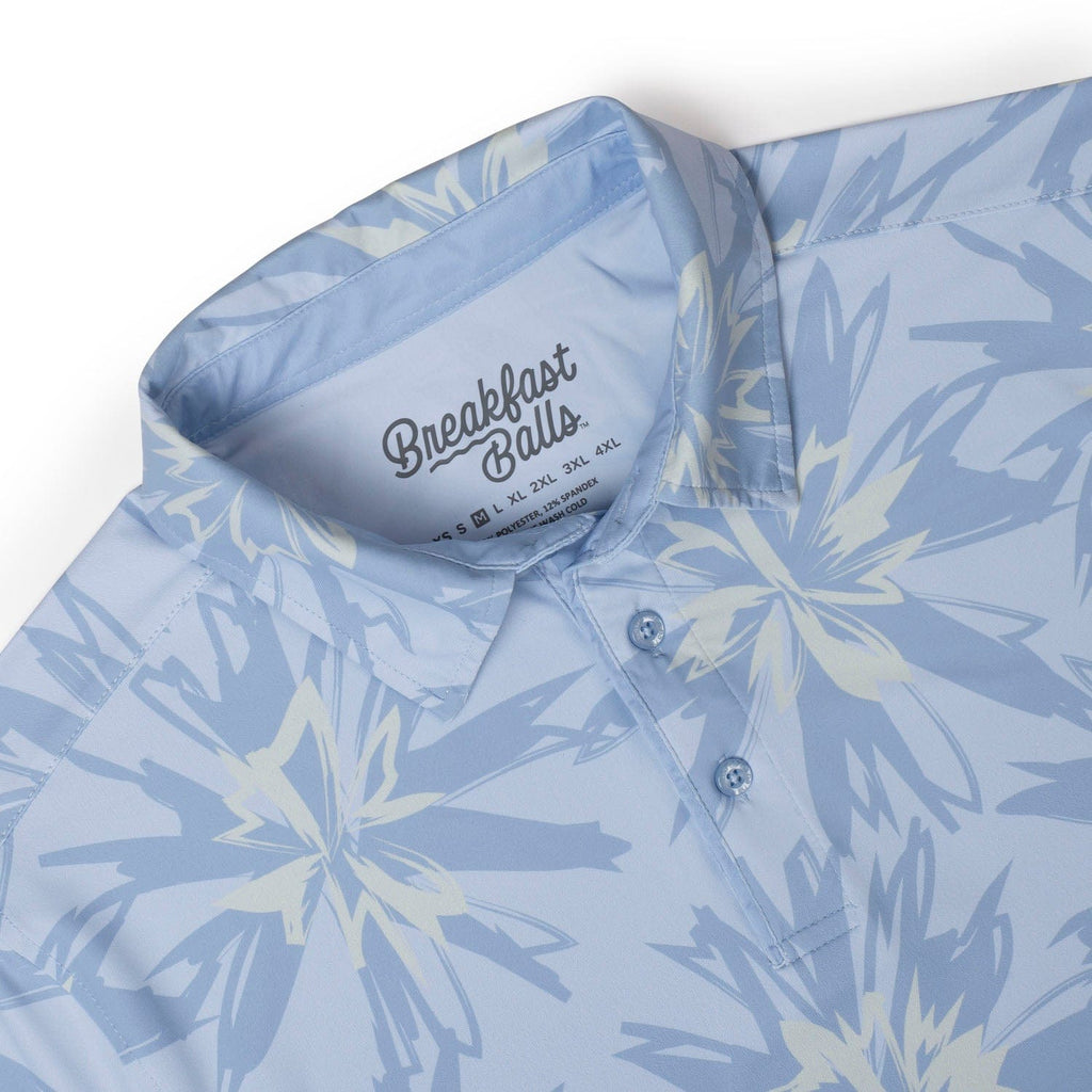 RSVLTS Starburst All-Day Polo in Blue — detail 7