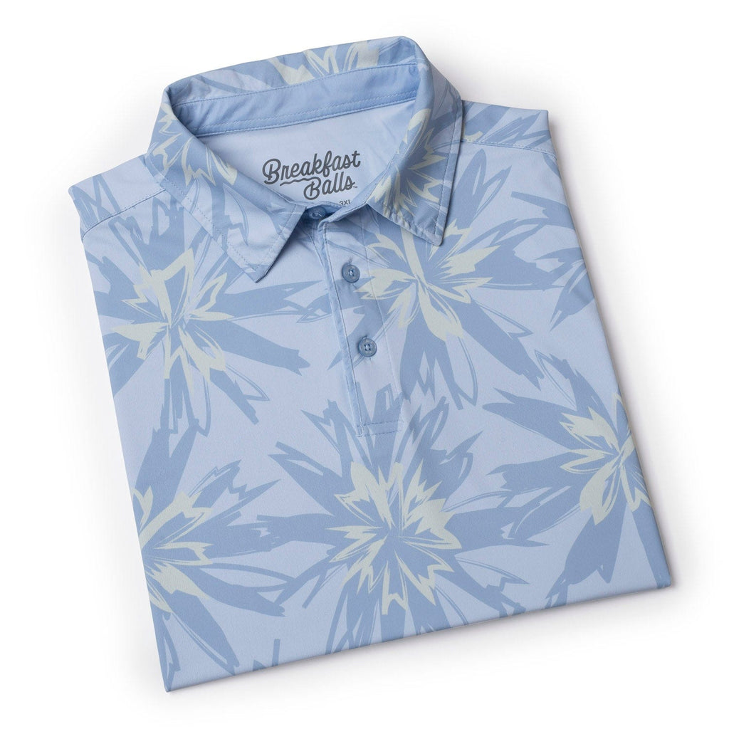 RSVLTS Starburst All-Day Polo in Blue — detail 8