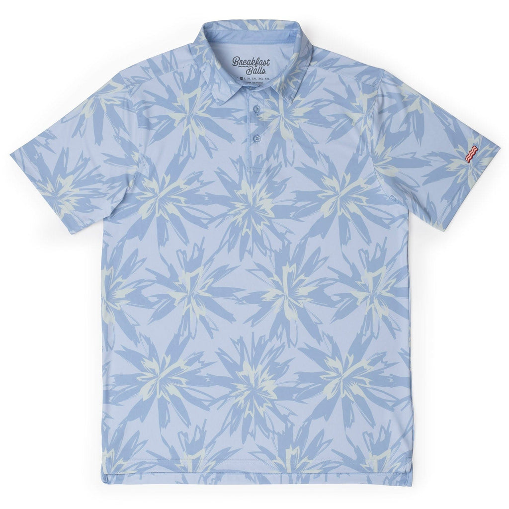 RSVLTS Starburst All-Day Polo in Blue — detail 4