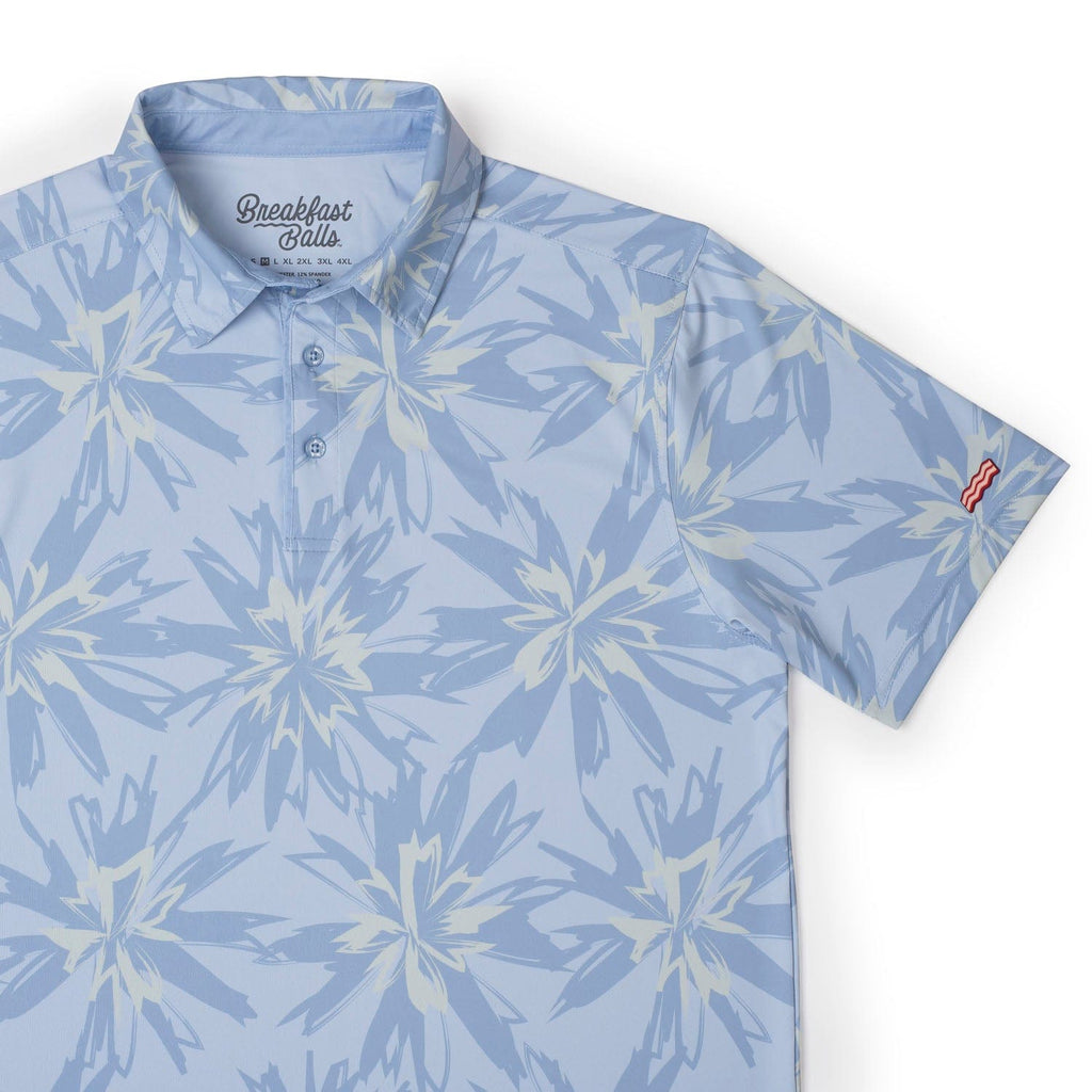 RSVLTS Starburst All-Day Polo in Blue — detail 5